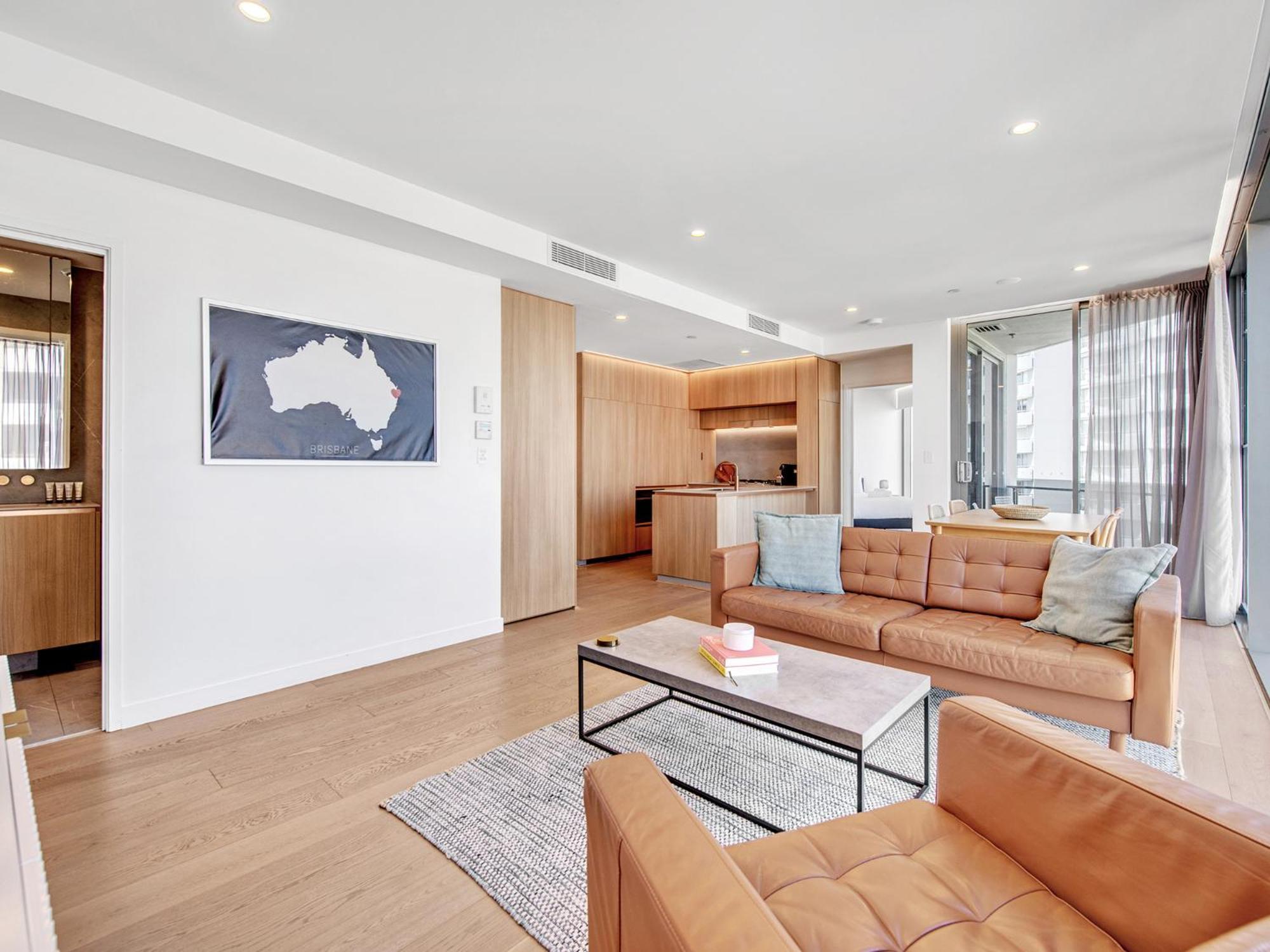 Lovely 2 Bedroom Executive Apartment บริสเบน ภายนอก รูปภาพ